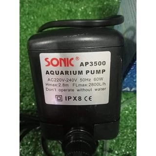 ปั๊มน้ำพุ ปั๊มตู้ปลา Sonic AP-3500 ปั๊มน้ำคุณภาพยอดนิยม (ราคาถูก) AP3500 จัดส่งทุกวัน