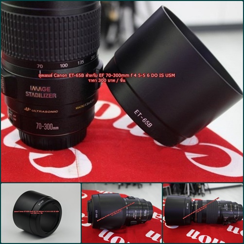 Hood Canon Canon EF 70-300mm f/4.5-5.6 DO-IS USM & EF 70-300mm f/4.5-5.6 IS USM (ET-65B)