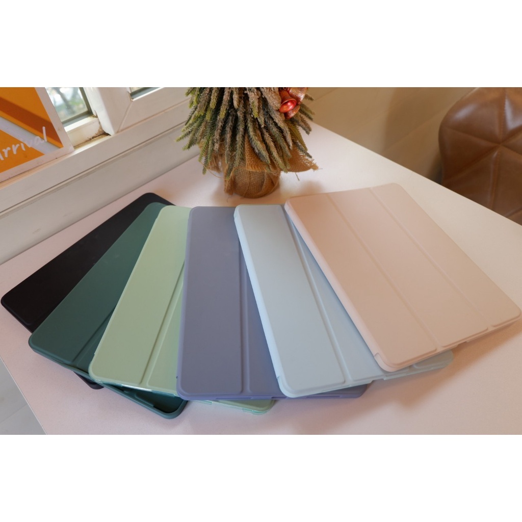 [พร้อมส่งที่ไทย] เคสสำหรับไอแพด หลังทึบ air1/2/3/4/5  gen5/6/7/8/9 pro11 ใส่ปากกาได้ PW