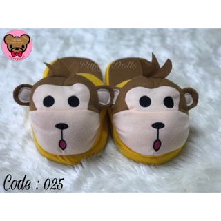 รองเท้า Slippers หัวตุ๊กตา(No.025)#มีบริการเก็บเงินปลายทาง