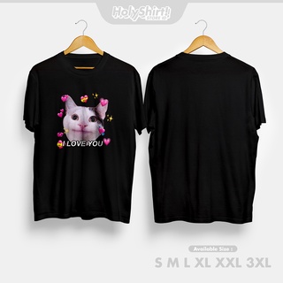 เสื้อยืดสีขาวเสื้อยืด พิมพ์ลาย I Love You Heart Emoji แฟชั่นสําหรับสตรีS-4XL