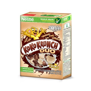 Nestle Koko Krunch Duo Cereal เนสท์เล่ โกโก้ครั้นช์ ดูโอ้ อาหารเช้าซีเรียลโฮลเกรน 330 กรัม