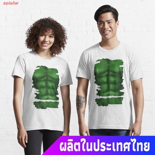 ฮัลค์ ผู้หญิง ผู้ชาย The Big Green Essential T-Shirt discount รถถัง