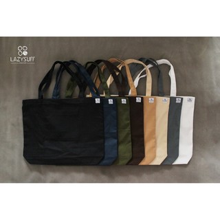 Canvas Bag ( Size : L ) กระเป๋าผ้าแคนวาส by Lazysuff