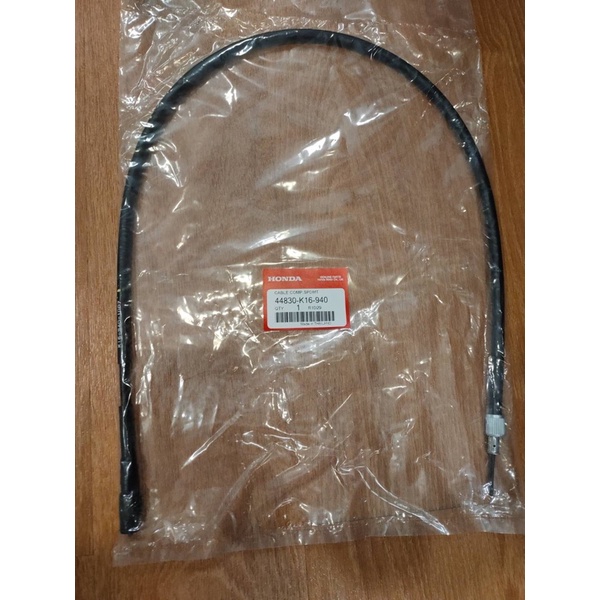 สายมาตรวัดความเร็วแท้ศูนย์ฮอนด้า Scoopy i ล้อแม็ก (2012-2016) ไฟเลี้ยวอยู่ที่บังลม (44830-K16-940) ส