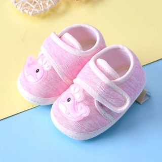 My sonbaby แผ่นรองเข่า [พื้นนิ่ม] รองเท้าเด็กแรกเกิด ฤดูใบไม้ผลิ ฤดูใบไม้ร่วง ฤดูร้อน เด็กทารก 3-5-6-8-12 เดือน เด็กวัยหัดเดิน