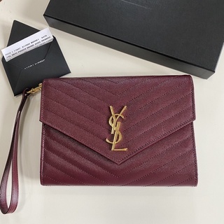 New Ysl Clutch ปี22 อปก: กล่อง การ์ด ถุงผ้า ถุงกระดาษ