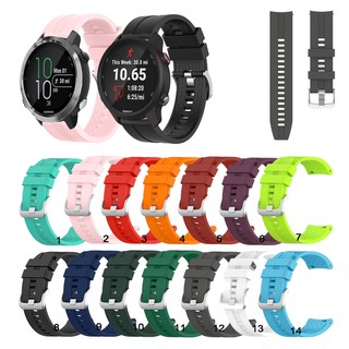 วงนาฬิกาสายซิลิโคน 20 มม. สำหรับผู้เบิกทาง Garmin 645 245 245 เพลง for Garmin Vivoactive 3 M /Venu /Venu Sq