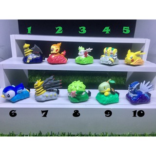 (ของแท้ มือสอง) รถโปเกม่อน ถอยหลังวิ่งได้  Tomy Takara Choro-Q Pokemon Pullback Car