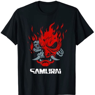 เสื้อยืด พิมพ์ลายเกมเมอร์ Samurai 2077 สไตล์ญี่ปุ่น สําหรับคุณปู่