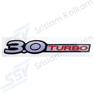 OEM สติกเกอร์ฝาท้าย TFR01 T "3.0_TURBO"