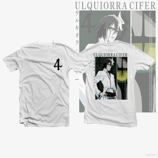 เสื้อยืดแขนสั้นลําลอง พิมพ์ลายกราฟฟิคอนิเมะ Sam Bleach - Ulquiorra Cifer ทรงหลวม พลัสไซซ์