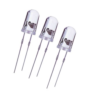 100 ชิ้น 5 มม. Round UV LED Diode Super Bright สีม่วง drt