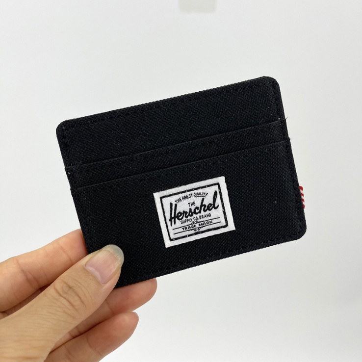 Card Wallet กระเป๋าผ้า กระเป๋าสตางค์ สำหรับผู้ชายและผู้หญิง แนวนอน Ultra-thin แบบพกพา ที่ใส่บัตรธนาคารสำหรับคนหนุ่มสาว (5 สี)