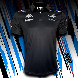 เสื้อโปโล ฟอร์มูลาวัน Polo Formula 1 ทีม ALPINE F1 TEAM เสื้อทีม อัลไพน์ ฟอร์มูลาวัน ทีม #FM0049 ไซส์ S-5XL