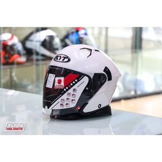 หมวกกันน็อค KYT HELMETS NFJ PLAIN WHITE