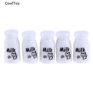 Cooltoy โมเดลขวดนมจิ๋ว 1:12 สําหรับตกแต่งบ้านตุ๊กตา 5 ชิ้น