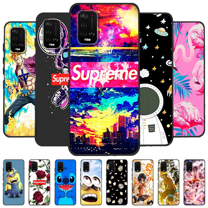 เคส Wiko Power U20 U10 เคสทาสีซิลิโคนอ่อนนุ่มเคสการ์ตูน TPU