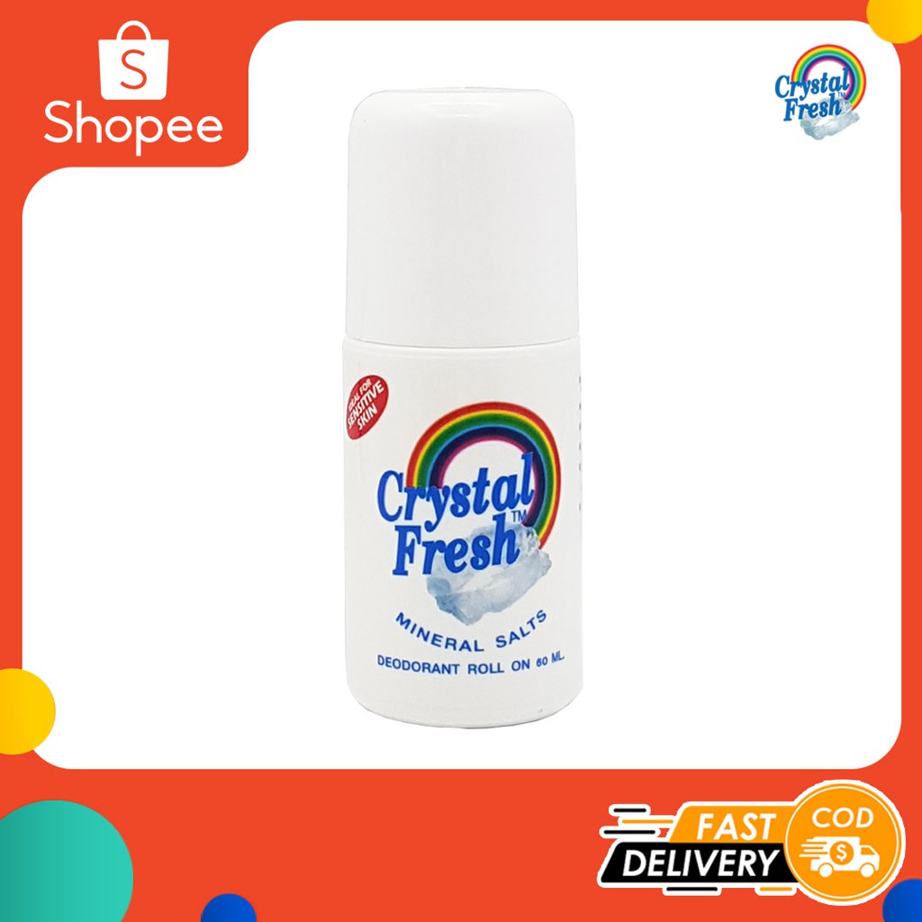 โรลออนระงับกลิ่นกาย สารส้มชนิดน้ำ สูตรออริจินัล คริสตัล เฟรช 60ml.