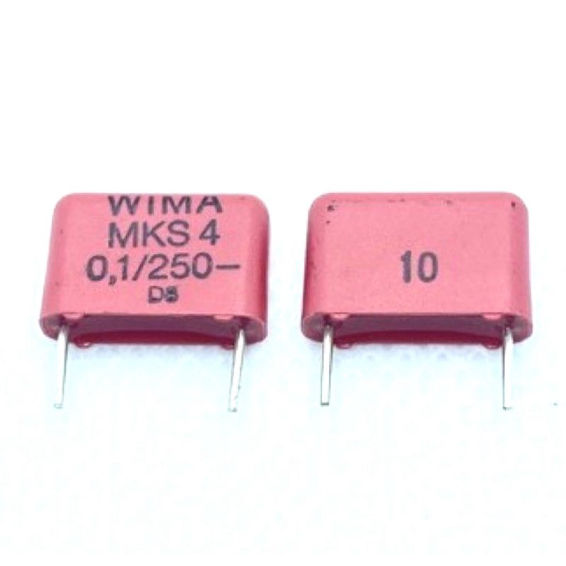 Capacitor Wima ค่า 0.1/250V. (จำนวน 5 ตัว)​
