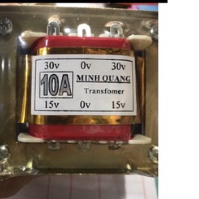 หม้อแปลงสมมาตร 10A 15v 0 15v 30v 0 30v