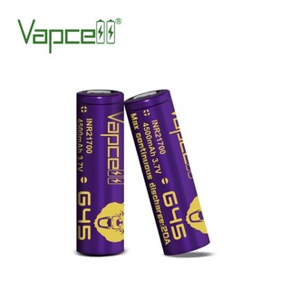 Vapcell INR21700 G45 4500mAh 20A 3.7V ของแท้เช็คโค๊ดได้