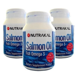 NUTRAKAL Salmon oil 90 แคปซูล 3 กระปุก