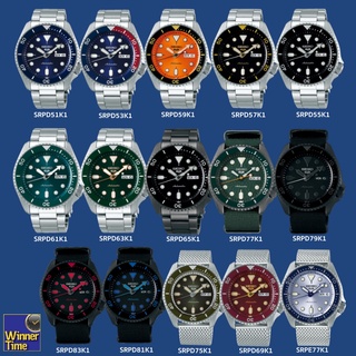 [โค้ด12WGMAX50]นาฬิกาSEIKO 5 SPORTS SRPD63K1 SRPD53K1 SRPD57K1 SRPD79K1 SRPD51K1 SRPD55K1 SRPD5