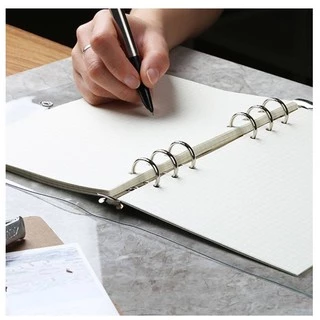 ปกแพลนเนอร์ใส 6 ห่วง Transparent Binder 6 rings - A5, A6, A7