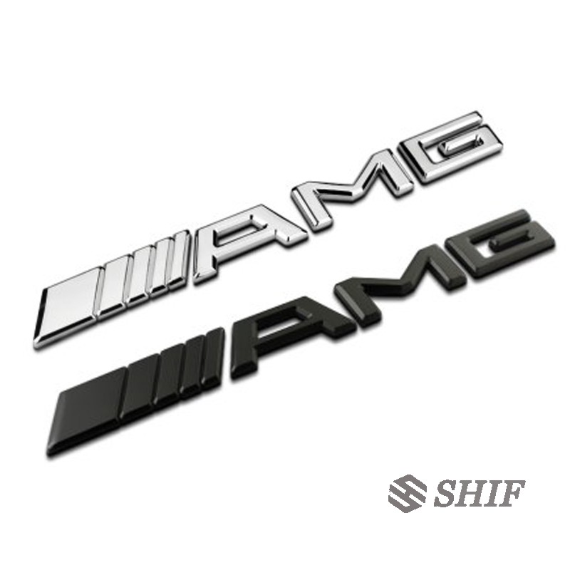 AMG โลโก้ด้านหลัง Tailgate Emblem Badge สติ๊กเกอร์ Mercedes