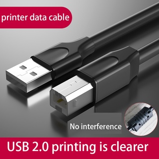 Usb 2.0 เครื่องพิมพ์สายเคเบิ้ล 480 Mbps สายซิงค์ข้อมูล Usb สําหรับเครื่องสแกนเนอร์ เครื่องแฟกซ์