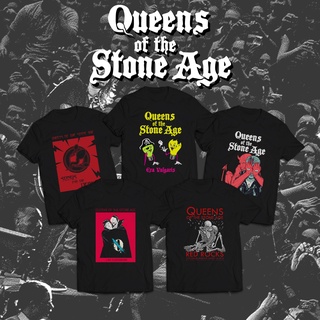 T-shirt  เสื้อยืด พิมพ์ลาย Queens of the Stone Age Series DTG Cornit Band สําหรับผู้ชายS-5XL