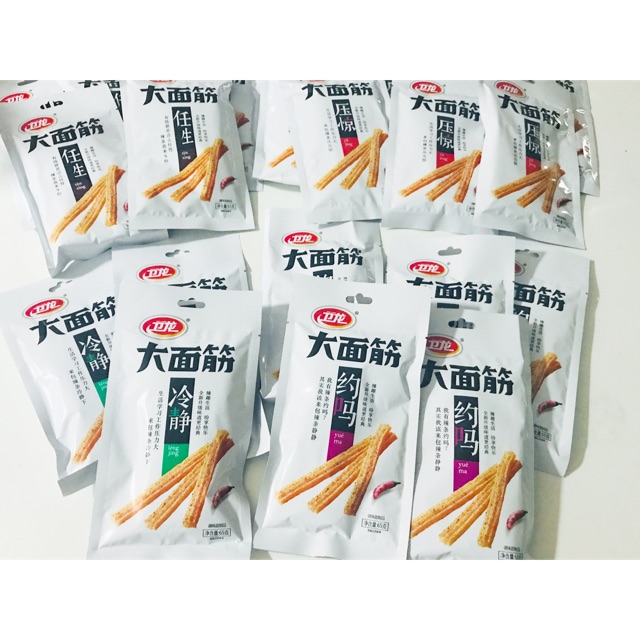 แผ่นเผ็ดพริกเสฉวนแท่งแบน(ล่าเถียว) ตรา Weilong (106 g)