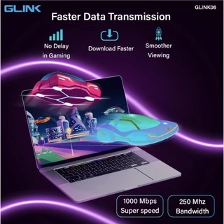 🚀ส่งเร็ว🚀 Glink รุ่น GLINK06 Lan Cable สายแลน Cat6 (ภายใน) Gigabit 1000M UTP Cable 2/3/5/10/20 เมตร #DM 06