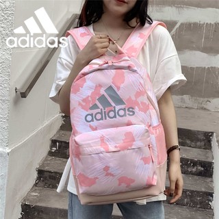 Adidas กระเป๋าเป้ กระเป๋าสะพายสุภาพสตรีสีชมพูจัดส่งภายใน 24 ชั่วโมง  Original