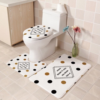 Moshi Moshi พรมห้องน้ำ พรมเช็ดเท้า 2 ชิ้น Moshi Moshi Toilet Mat พรมปูพื้นห้องน้ำ พรมกันลื่น พรมเช็ดเท้าในห้องน้ำ