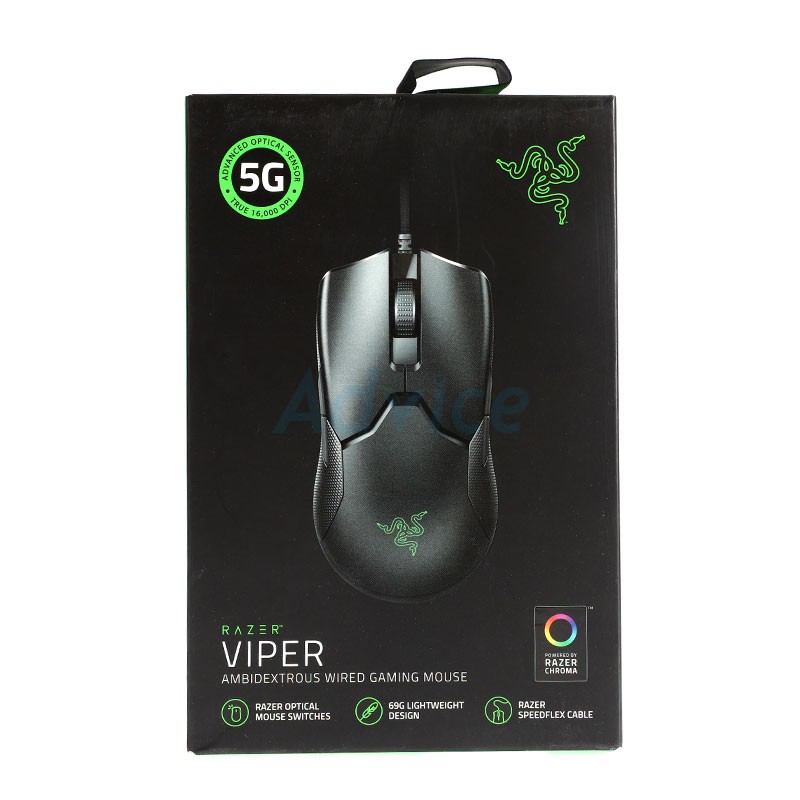 Optical เมาส Mouse Razer Viper Shopee Thailand