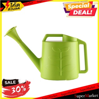 บัวรดน้ำ SPRING LEAF 6 ลิตร สีเขียว บัวรดน้ำ WATERING CAN SPRING LEAF 6L GREEN อุปกรณ์รดน้ำต้นไม้