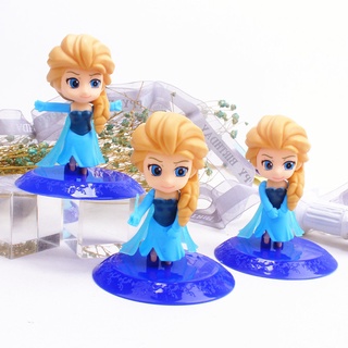 ตุ๊กตาเอลซ่า Frozen ของเล่นสําหรับตกแต่งงานปาร์ตี้วันเกิด 3 ชิ้น