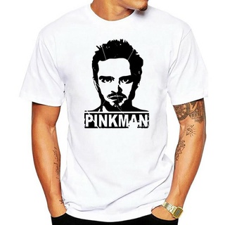 เสื้อผ้าผชเสื้อยืด พิมพ์ลาย Pinkman Jessy Heisenberg Walter สีขาว สีฟ้าS-5XL