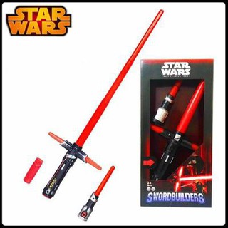 ของเล่นStar Wars Saber เลเซอร์พื้นฐานสีเข้มสีแดง