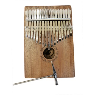 Pro Cowboy คาริมบ้า Kalimba เปียโนนิ้วมือ Thump Piano 17 คีย์ ไม้มะฮอกกานี คี…