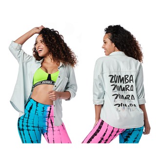 Zumba Forever Button Down (เสื้อแขนยาว เสื้อคลุมออกกำลังกายซุมบ้า)