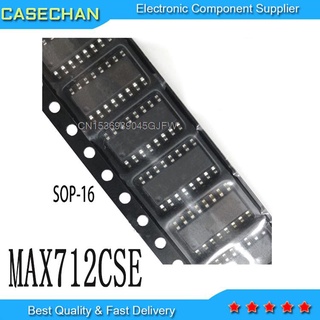 ชิ้นส่วนอิเล็กทรอนิกส์ MAX712CSE+T MAX712 SOP-16 MAX712CSE