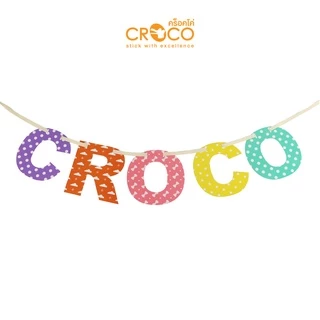 CROCO ธงราวตัวอักษร บรรจุ 1 ตัว (BTA-EN1)