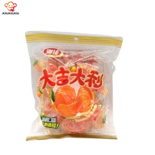 เยลลี่ส้ม รูปกลีบส้ม เจลลี่ส้ม เยลลี่ผลไม้ Orange jelly橘子软糖ขายปลีกขายส่งนำเข้าเองโดยตรง