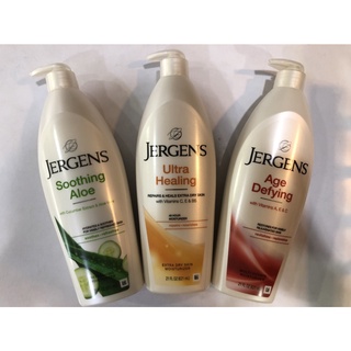 [ 1 ขวด 621 mL ] Jergens ของแท้ โฉมใหม่ โลชั่น บำรุงผิว เจอร์เกน ขนาด 621 มล.