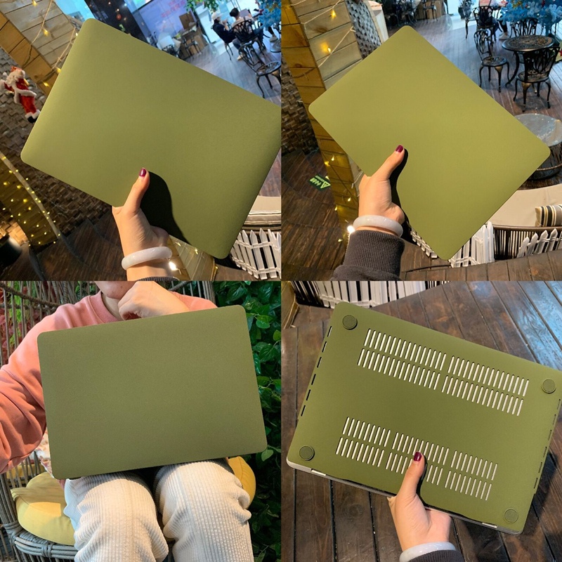 【6 In 1 set】เคสป้องกัน สีครีม สําหรับ macbook Air 13.6 นิ้ว A2681 M2 chip 2020 M1 Air Pro 13 14 16 นิ้ว A2337 A2338 A2442 A2485 2022