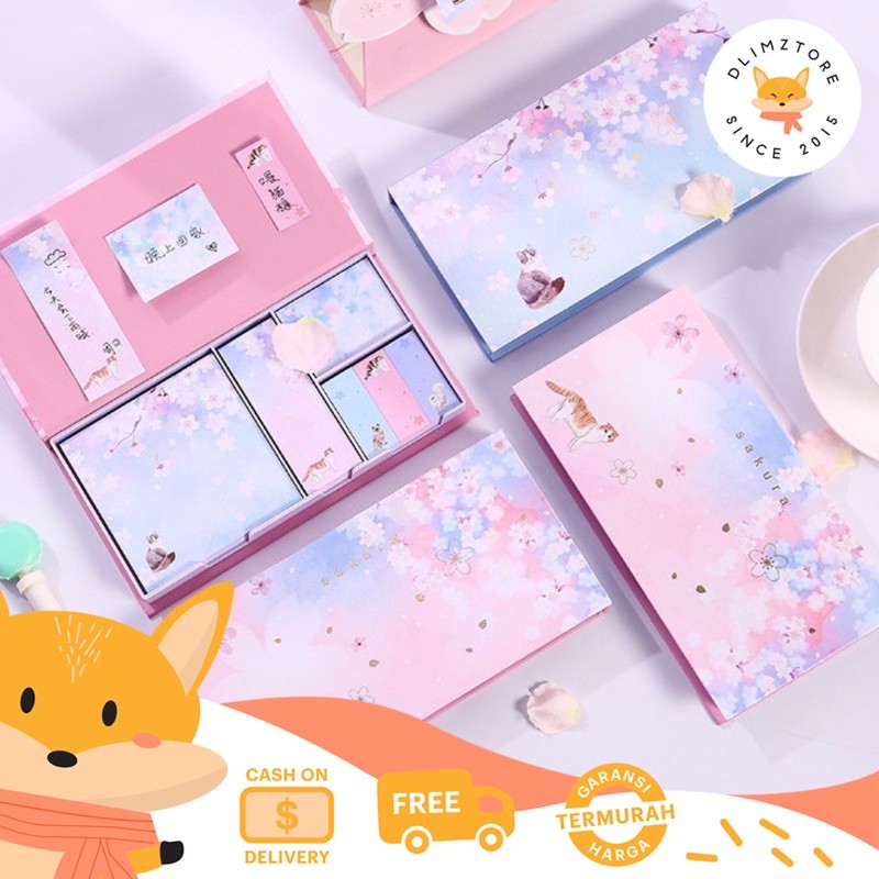 [DZ] ST183 - Sticky Notes Set / Marker Stick / Memo Note