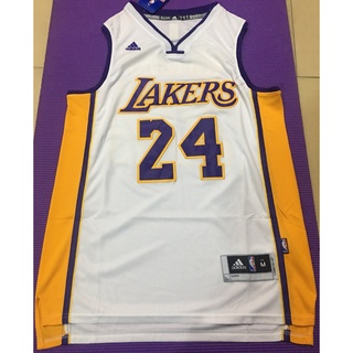 ใหม่ NBA Los Angeles Lakers ปี 2009-10 สําหรับผู้ชาย #เสื้อกีฬาบาสเก็ตบอล ปักลาย Kobe Bryant R30 สีขาว 24 ชิ้น